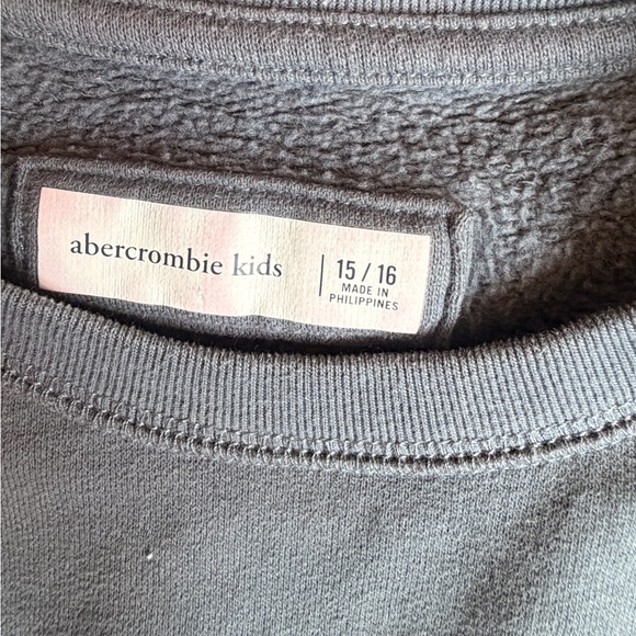 Abercrombie Kids Floral Graphic Crewneck Sweater - Gray - Picture 3 of 3